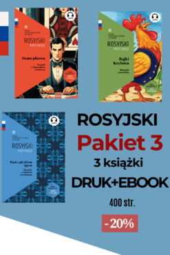 ROSYJSKI PAKIET książki po rosyjsku z tłumaczeniem