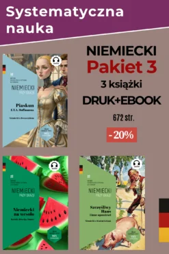 Niemiecki pakiet 3 książek z tłumaczeniem i audio