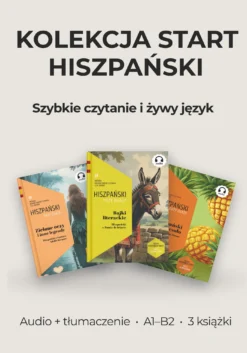 Hiszpański pakiet 3 książek z tłumaczeniem i audio