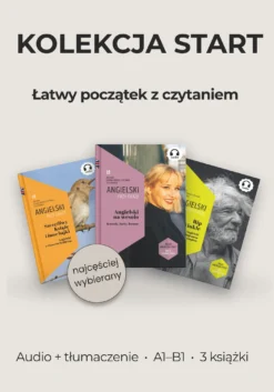 Angielski pakiet 3 książek z tłumaczeniem i audio